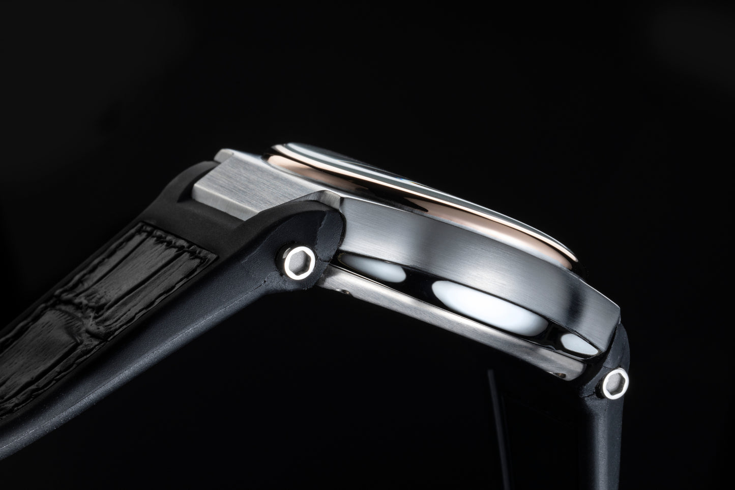 CHRONO QUARTZ S.S. TITANIUM PVD RG