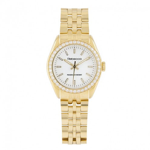 REBECCA - STAINLESS STEEL WATCH W/ STAINLESS STEEL STRAP - ALCOOB01