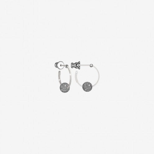 REBECCA - EARRINGS IN STERLING SILVER E DIAMONDS - SJOOAR26