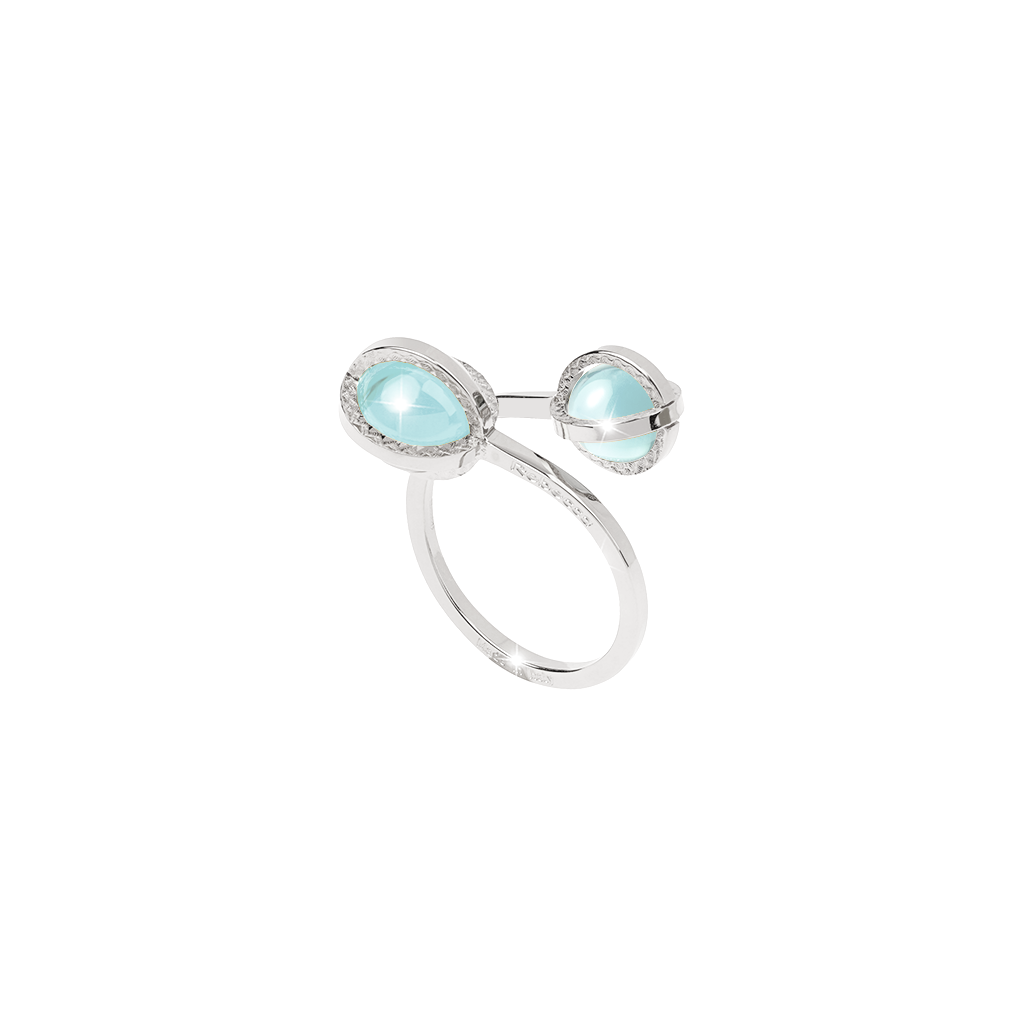 REBECCA - 925 SILVER RING WITH STONES - SRIARP01-M