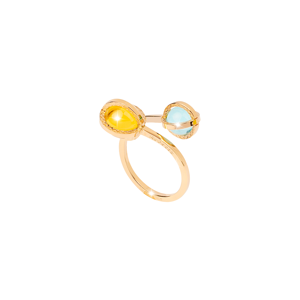 REBECCA - 925 SILVER RING WITH STONES - SRIARP01-M