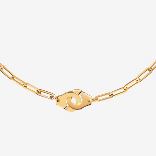 Menottes Dinh Van R10 Yellow Gold Necklace