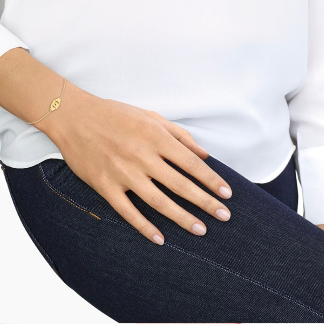 Menottes Dinh Van R8 Bracelet Small Yellow Gold
