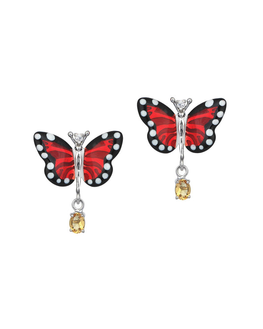 Special Design King Butterfly Earrings
