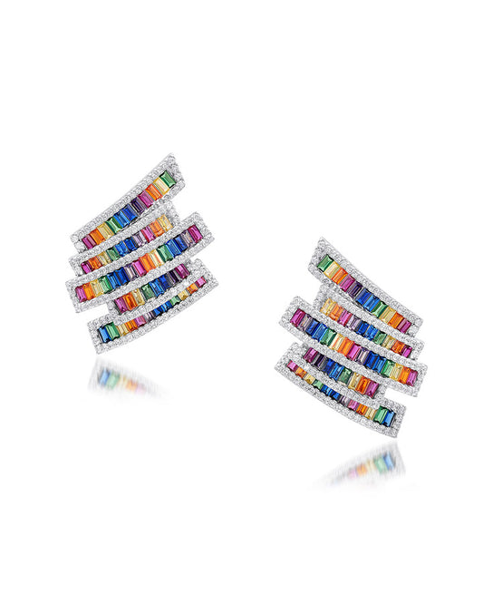 Colorful Eternity Earring