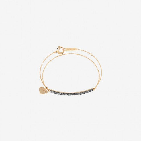 REBECCA - BRACELET IN STERLING SILVER E DIAMONDS - SJOBAA10