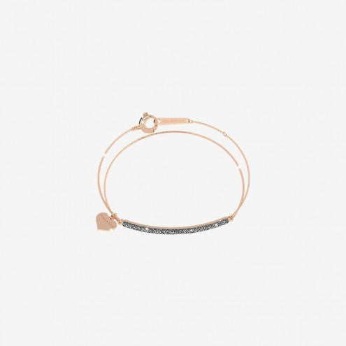 REBECCA - BRACELET IN STERLING SILVER E DIAMONDS - SJOBAA10