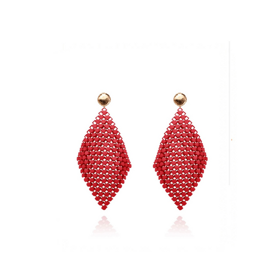 Earring Pendant's Lobster Red