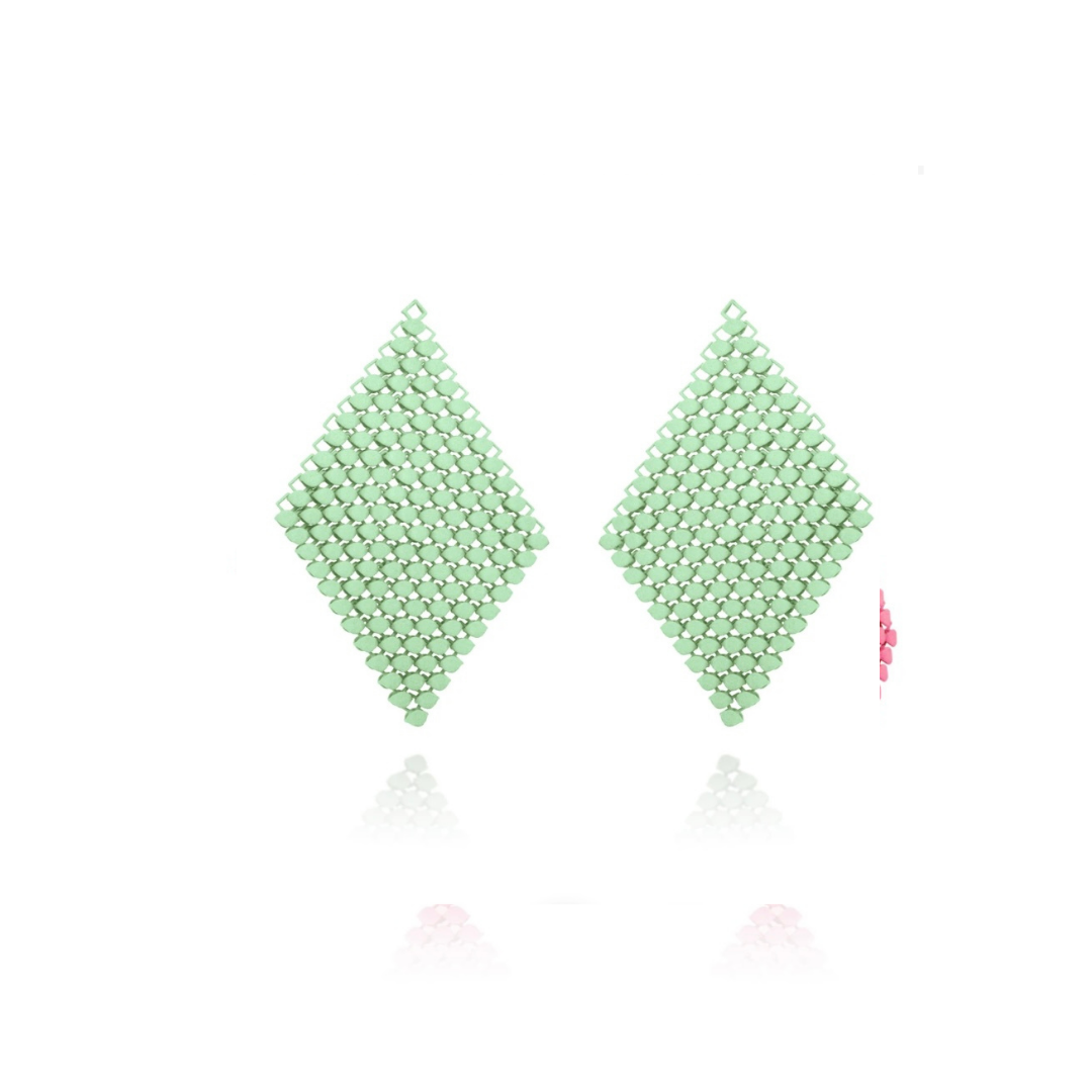 Earring Pendant's Peridot Green