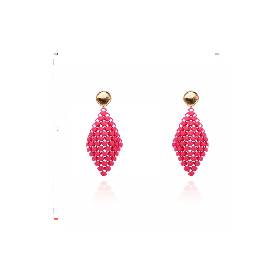 Earring Pendant's Hot Pink