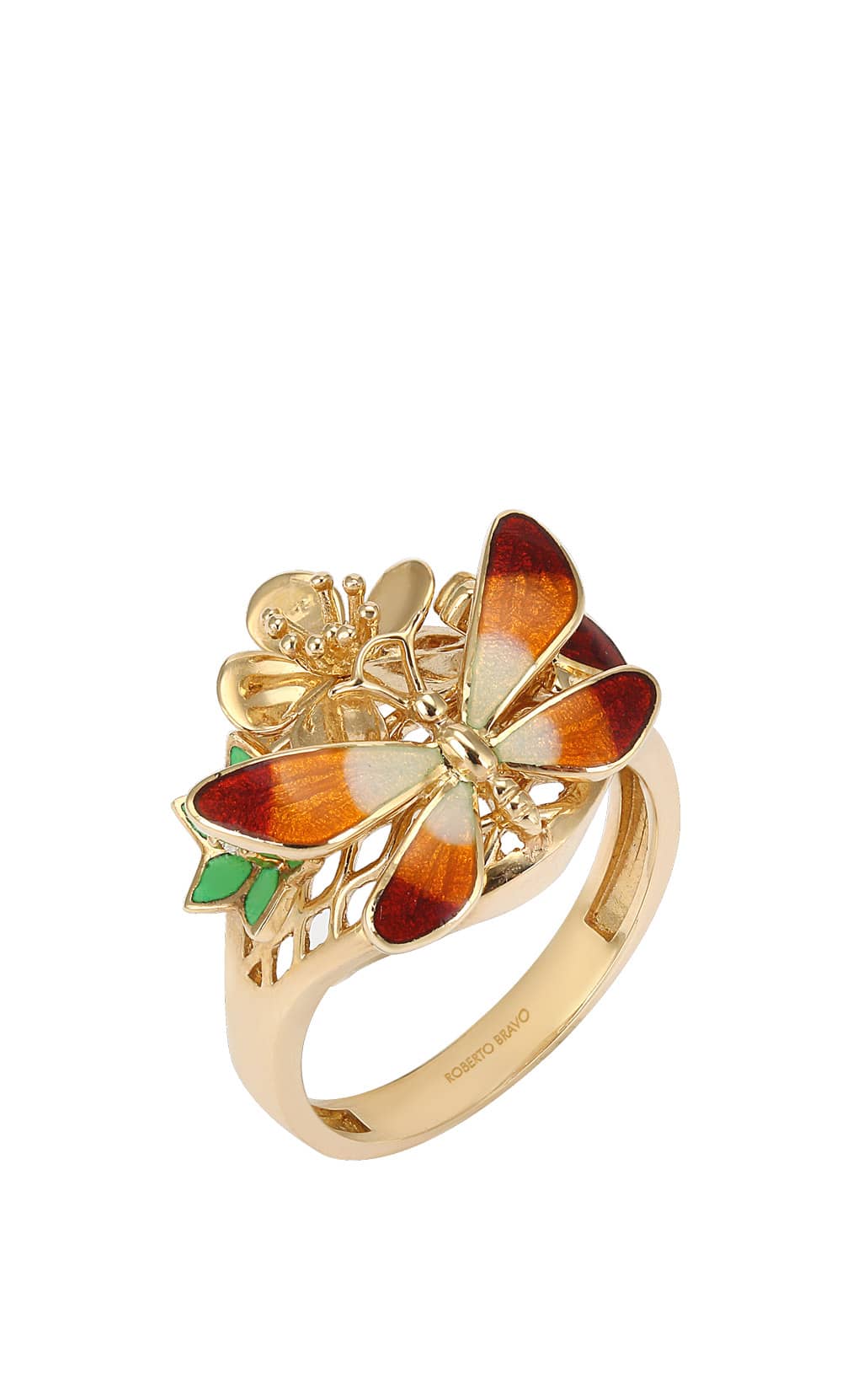 Noahs Ark Collection Butterfly Ring