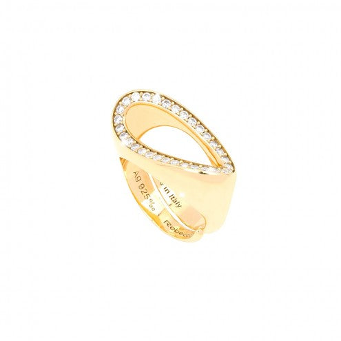 REBECCA - 925 SILVER RING WITH STONES - SLSAOB01