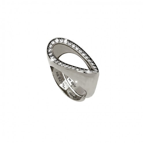 REBECCA - 925 SILVER RING WITH STONES - SLSAOB01